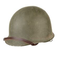 Genuine Original M1 Helm with New Plastic Liner - WW2/Vietnam Reenactment picture