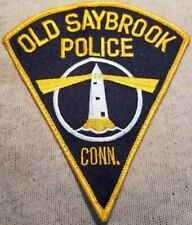 CT Old Saybrook Connecticut Police Patch picture