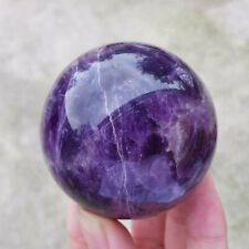 A+A+ 1PC dreamy amethyst quartz sphere crystal ball reiki healing 38-42mm picture