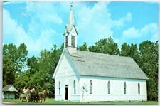 Postcard - Old St. Joseph's Church - Parke County, Indiana picture