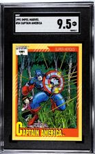 1991 Impel Marvel #54 - Captain America - SGC 9.5 Mint+ picture