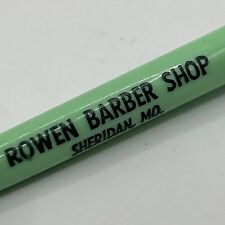 VTG Ballpoint Pen Rowen Barber Shop Sheridan Missouri picture
