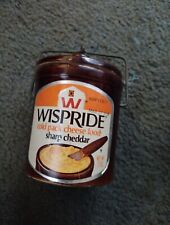 Vintage 70's Wispride  Brown Stoneware Cheese Crock With Wire Steel picture