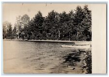 c1910s L.A. Stevens Lake View Canoe Deerfield NH NH RPPC Photo Unposted Postcard picture