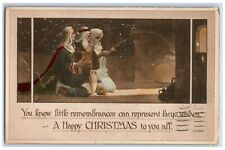 c1910's Christmas Religious Gibson Winnipeg Manitoba Canada Antique Postcard picture