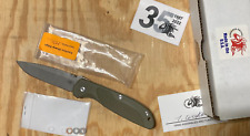 Hinderer Firetac Spanto Blade, CPM 20CV Knife, OD Green G10,  Working Finish picture