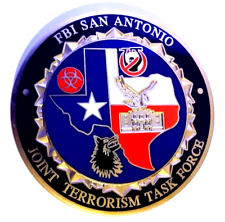 RARE FBI SAN ANTONIO TEXAS JOINT TERRORISM TASK FORCE 1.75