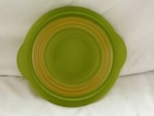 Tupperware #5452A Flat Out Collapsible Bowl Lime Green 3 Cup Set Lids picture