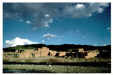 Taos Pueblo, Taos, New Mexico, Craig Color LA, Sundown Posters Postcard picture