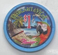 Margaritaville Casino - Flamingo Las Vegas $1 Casino Chip - Nevada H&C 2011 picture