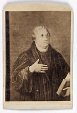 Martin Luther Antique Photograph Seventh Jubilee of the Reformation Lutheran CDV picture