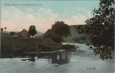 South Royalton, VT: 1909 White River - Vintage Windsor County, Vermont Postcard picture
