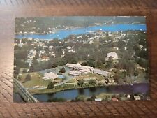 Postcard CT Connecticut Mystic Motor Inn Motel Aerial View picture