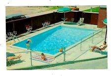 c1960's Postcard Star Dust Motel, Inc. Swimming Pool Sandusky Ohio picture