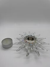 Swarovski Silver Crystal 236719 Solaris Candle Holder A 7600 NR 147 000 picture