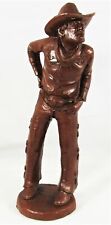 Rodeo Cowboy Red Mill Mfg Figurine USA 416 10.5