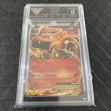 Charizard EX Pokemon Card - Flashfire - Holo 8 N Mint - 11/106 GetGraded psa picture