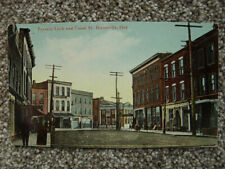 DUNNVILLE ON-ONTARIO-TERRACE LOCK-CANAL STREET-STORES-ONT CANADA-1909 picture