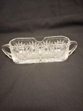 Princess House Clear Crystal Glass Silverware Flatware Cutlery Holder Caddy picture