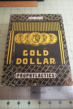 1930ss VINTAGE Gold Dollar  Prophylactics 1 gross Box (Empty)  RARE ITEM picture