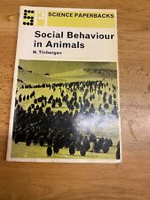 Social Behavior in Animals by Nikolaas Tinbergen 1953 Nobel Prize Scientist PB picture