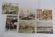 6 Vintage Art Postcards London England Paintings picture