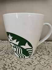 Giant 45 oz Starbucks Coffee Mug Planter Decoration Holder Green & White Mermaid picture