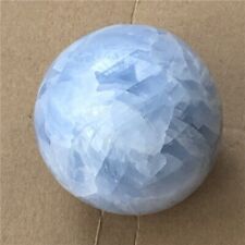 420g Natural Blue Celestite Crystal SPHERE BALL HEALING Madagascar #A142 picture