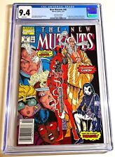 NEW MUTANTS #98 ~ 1st DEADPOOL 1991 Marvel ~ CGC 9.4 white pages NEWSSTAND picture
