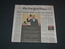 2019 FEBRUARY 28 NEW YORK TIMES - COHEN ACCUSES TRUMP OF LIES AND COVER-UPS picture