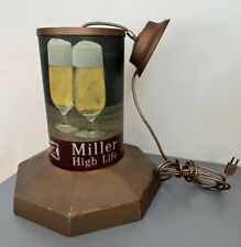 Vintage 1950's Miller High Life Hanging Bar Light - Man Cave Beer Light picture