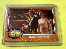 2019 Star Wars JTTROS Orange 20/50 Parallel Base Card #6 Rescue From Above picture