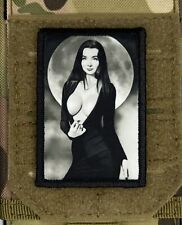 Addams Family Morticia Morale Patch / Military ARMY Tactical Hook & Loop 619 picture