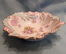 Serving Bowl,  Germany, Prov Sax, Flared Edges,  Swirls  of pretty color, unique picture
