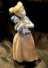 Nao by Lladro Girl With Clown Doll  #1808    Daisa 1985 - Mint picture
