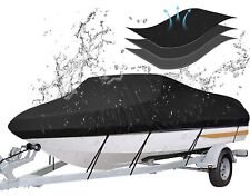 iCOVER Trailerable Boat Cover- 14'-16' Waterproof Heavy Duty Marine Grade Can... picture