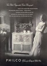 1947 Philco Chippendale Radio Phonograph Starlet Wall Decor Art Vintage Print Ad picture