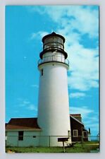 North Truro MA-Massachusetts, Highland Light, Antique, Vintage Souvenir Postcard picture