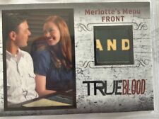 Merlotte's Menu Front 2013 True Blood Archives Relic Prop Card /299 #R3 picture