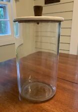 Antique Thomas Edison Battery Corning Glass Jar 9BJ2 Ceramic Lid picture