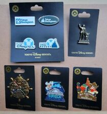 Lot of 8 Tokyo Disney Resort Pins (Disneyland, Pirates, Space Mountain) picture
