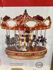Mr. Christmas Marquee Merry-Go-Round Carousel 30 Songs New in Box Never Opened picture