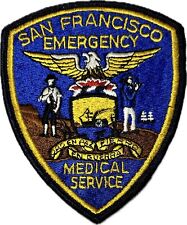 VINTAGE CALIFORNIA CA SAN FRANCISCO EMS EMERGENCY MEDICAL SVCS PATCH EAGLE #KFD picture