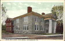 Harrisonburg Virginia VA School South Main High School c1920s Postcard picture