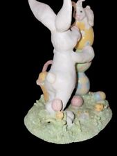 Russ Cotton Tail Village SomeBunny's Watching You Figurine Easter Decor 27787 picture