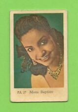 1958 Dutch Gum Card PA #27 Mona Baptiste picture