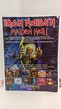 IRON MAIDEN - MAIDEN HELL  PROMO AD. . 11X8.5 - PRINT AD. 9 picture