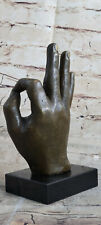 Collector Edition Bronze Hand Masterpiece Sculpture Figurine Deco Abstract Sale picture