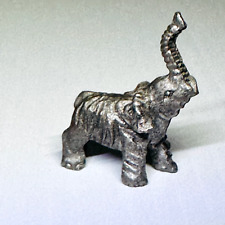Spoontiques Pewter Elephant Miniature Figurine - Exquisite Collectible Charm picture