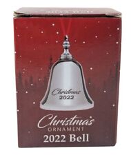 Holiday Jingle 2022 Christmas Ornament Silver Bell - 2022 Bell Ornament  picture